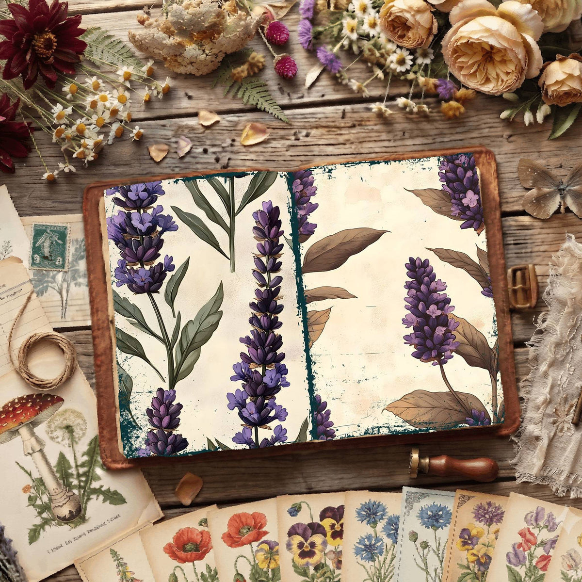 Floral Digital Papers