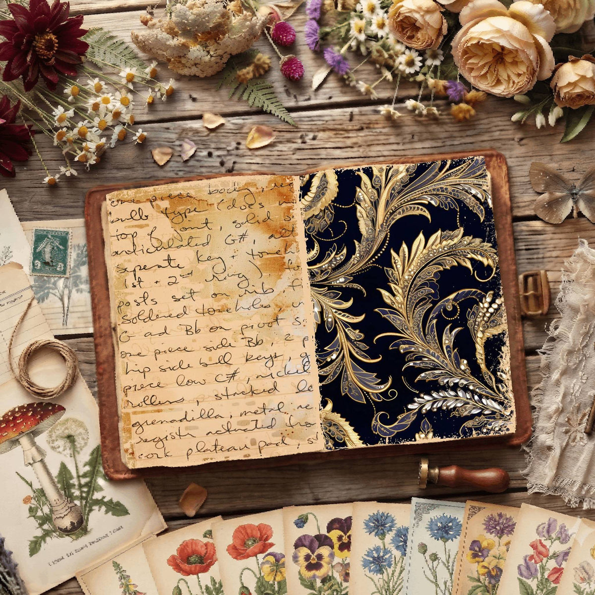 Floral Digital Papers
