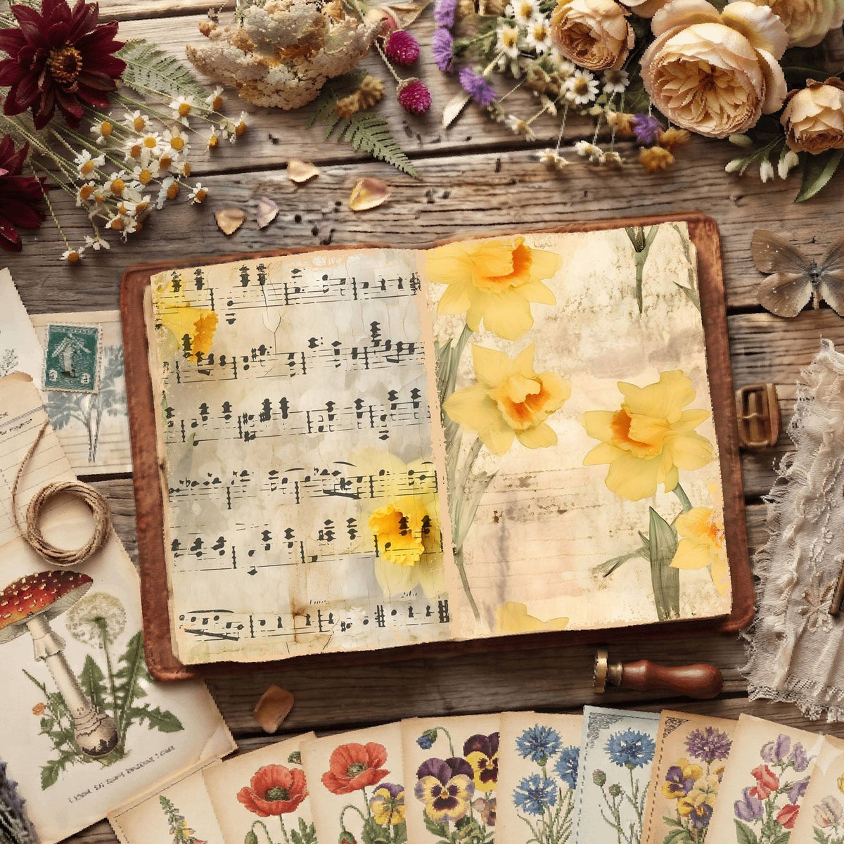 Floral Digital Papers