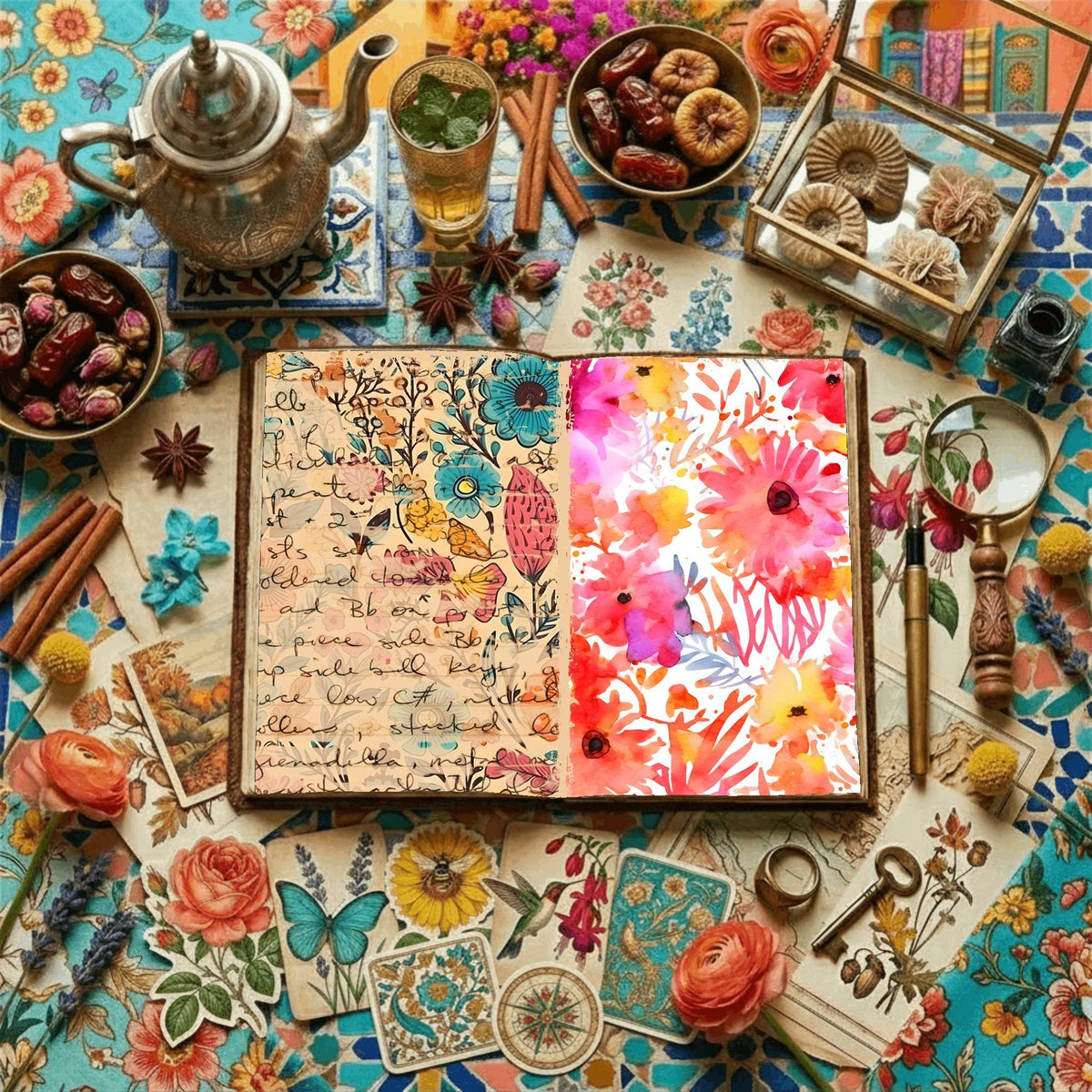 Floral Digital Papers