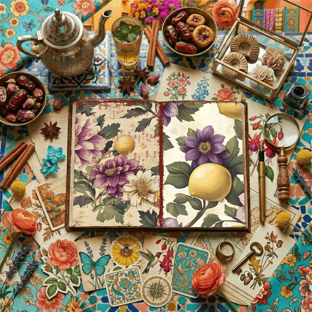 Floral Digital Papers