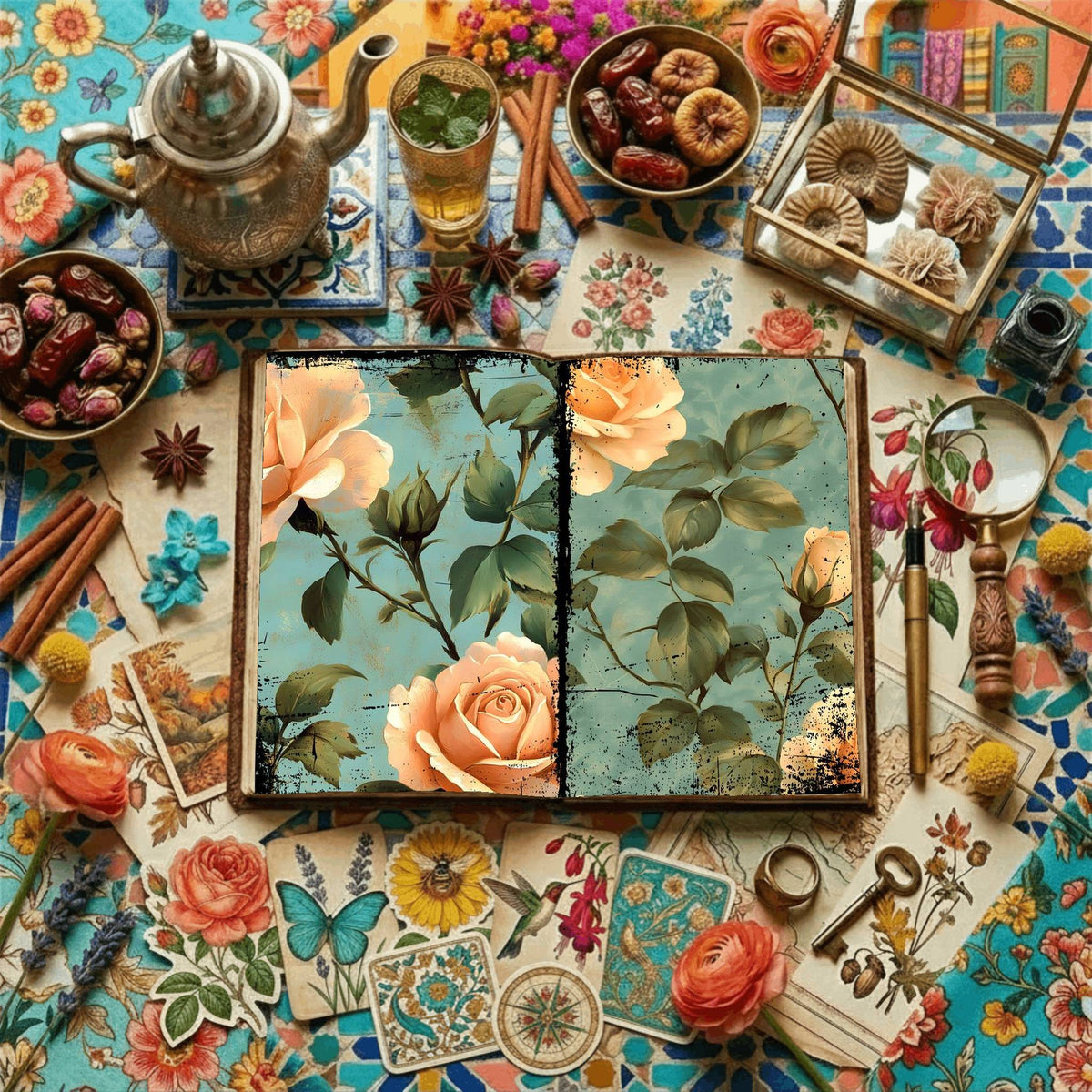 Floral Digital Papers