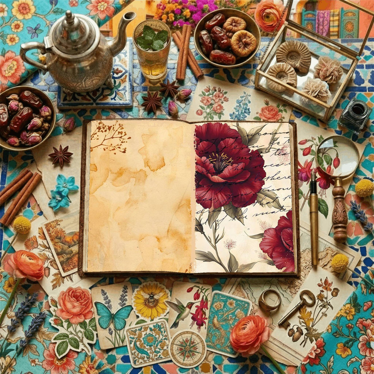 Floral Digital Papers