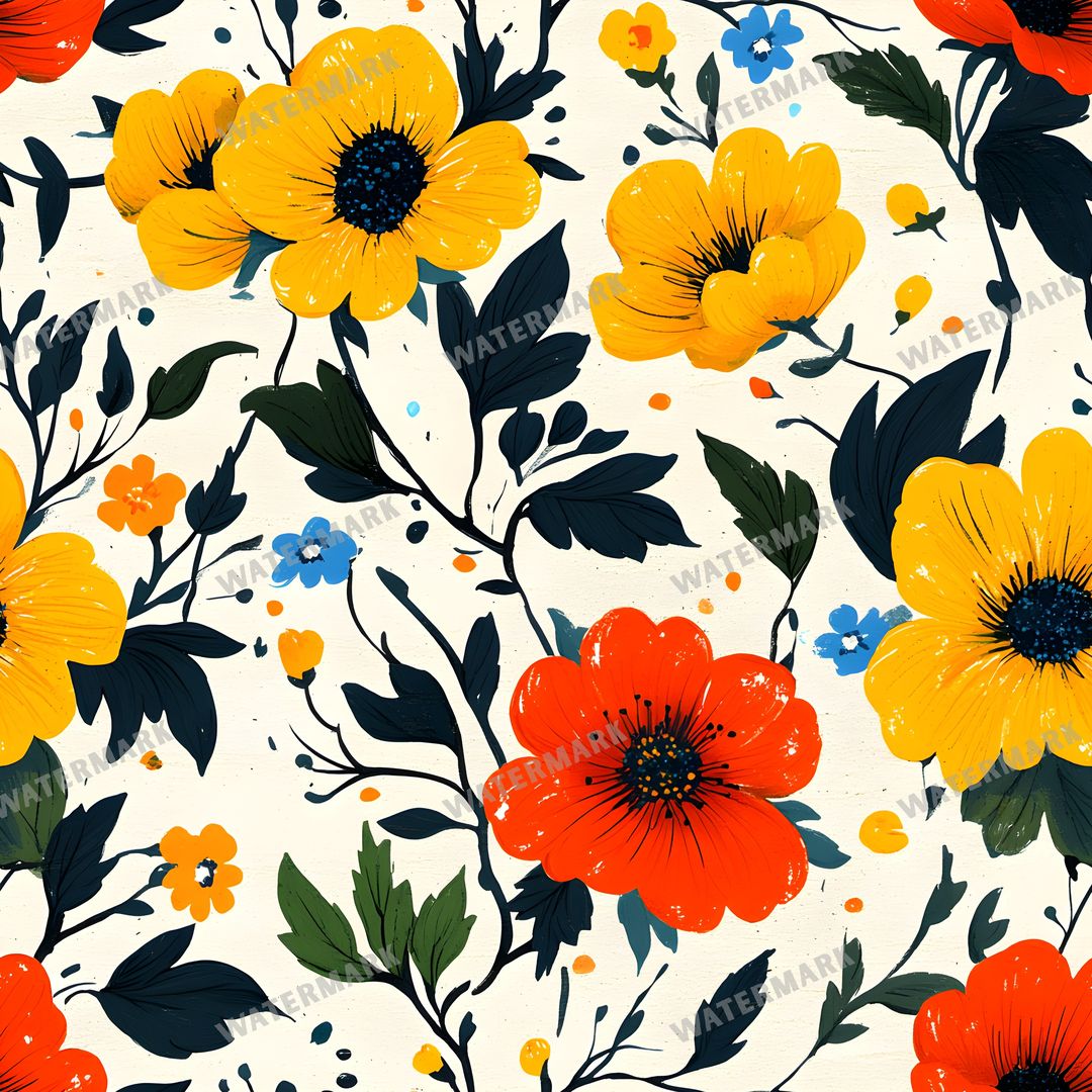 Floral Seamless Pattern