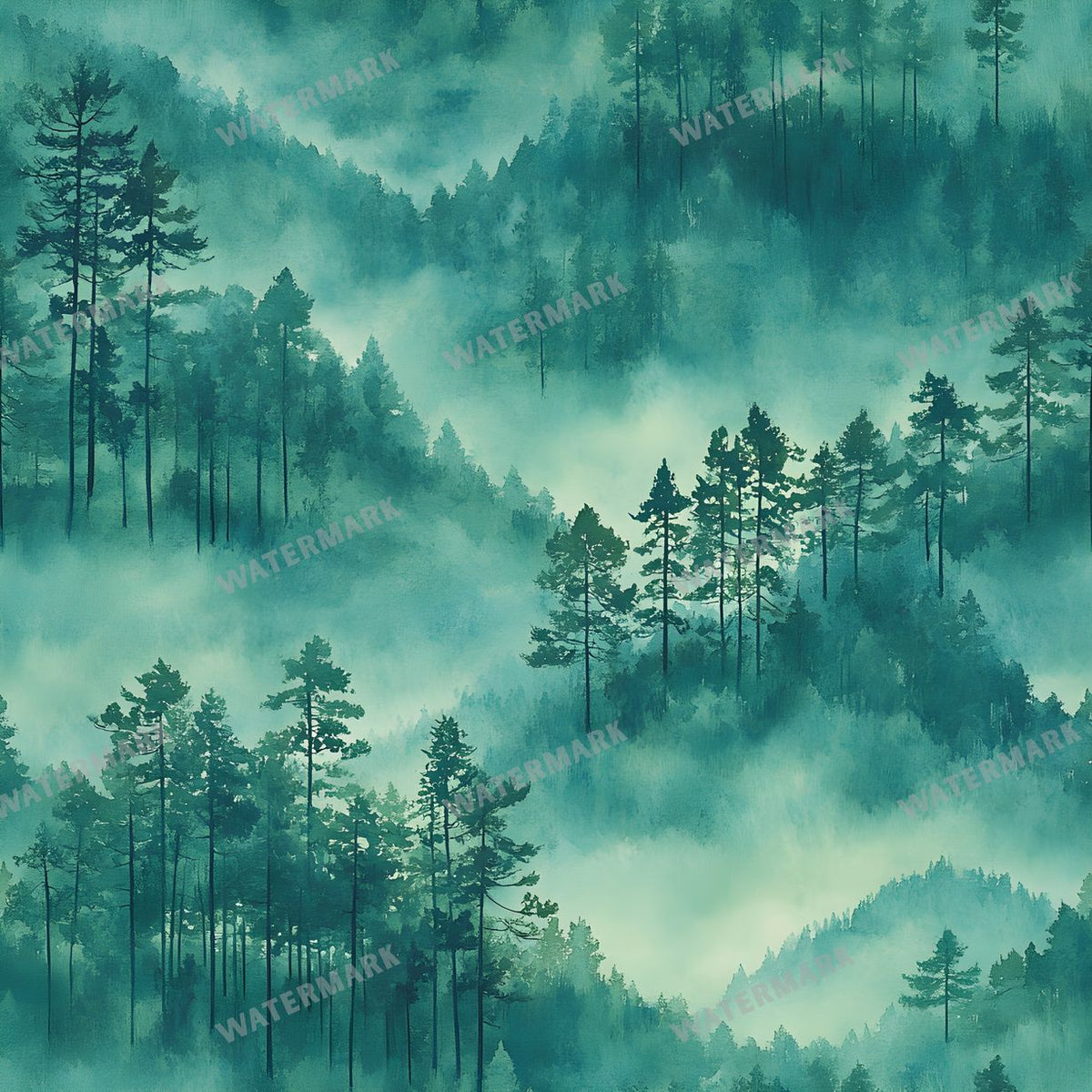 Forest Seamless Pattern