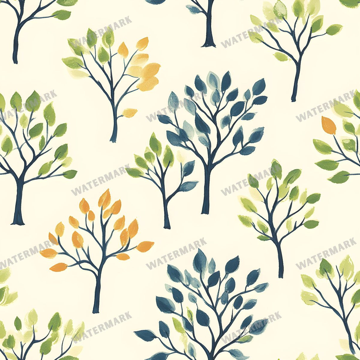 Forest Seamless Pattern