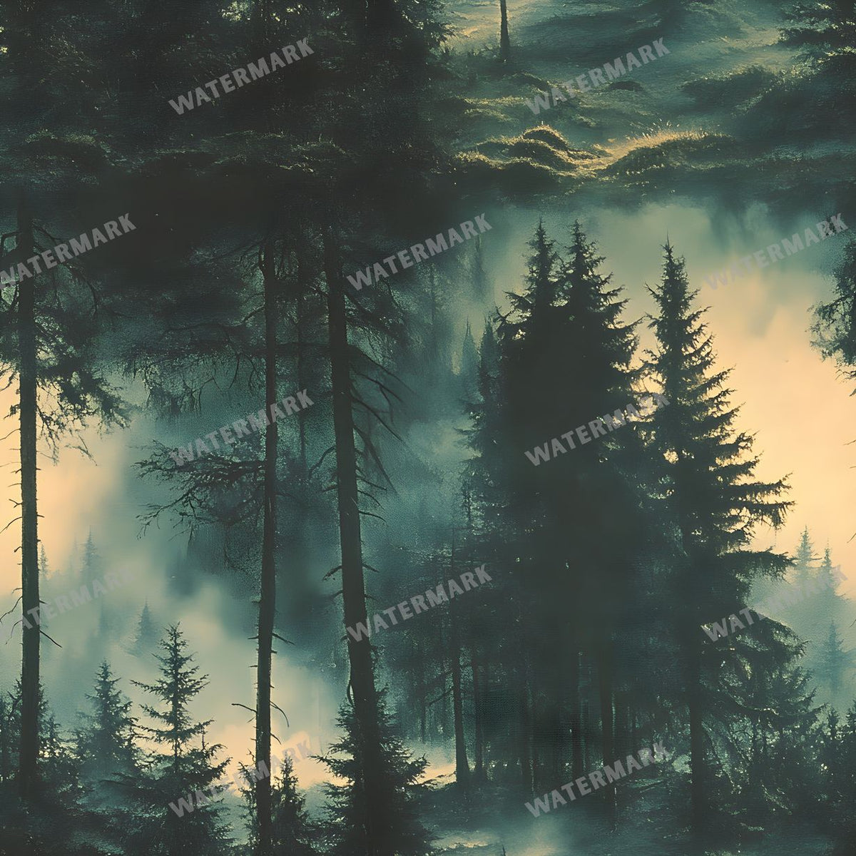 Forest Seamless Pattern