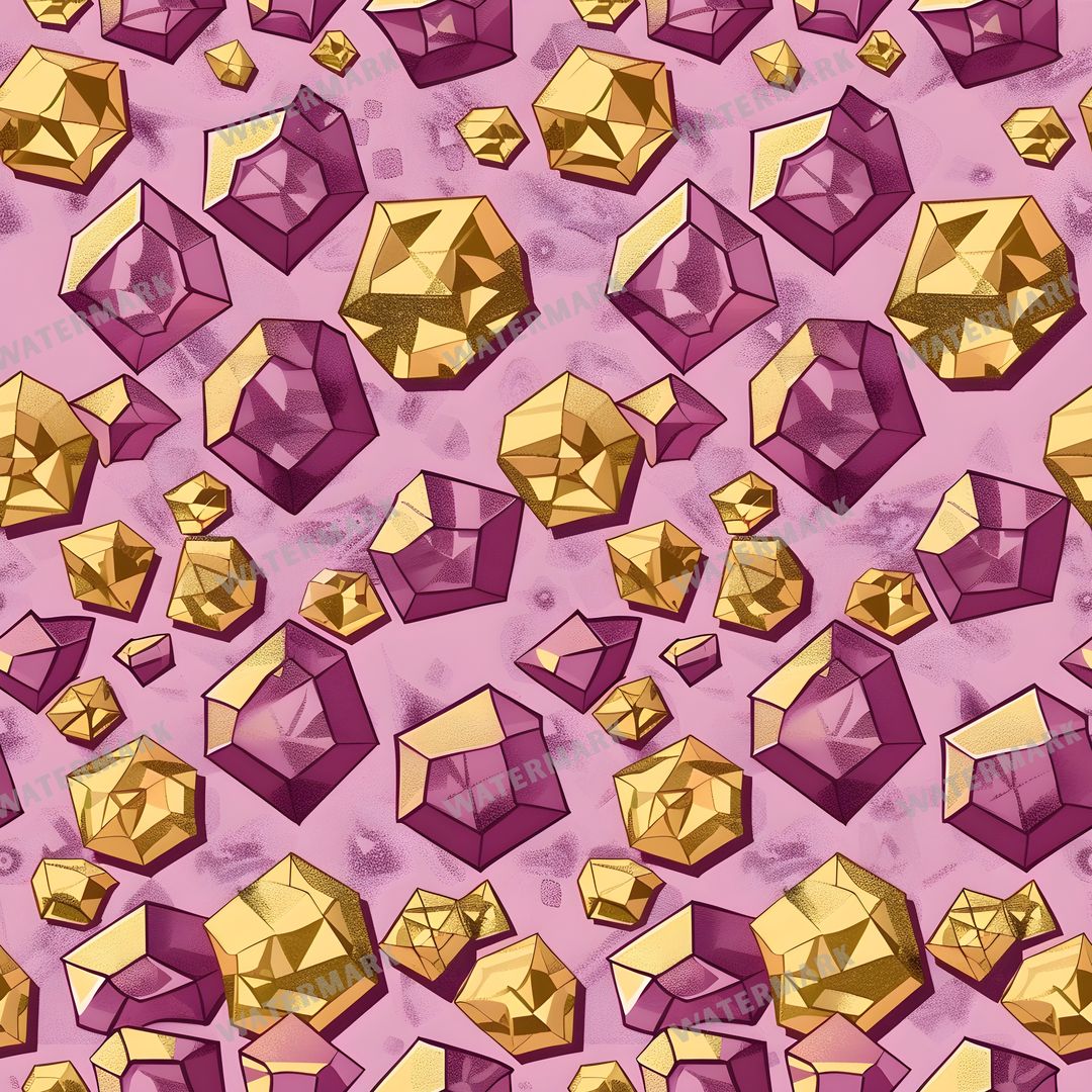 Gems Seamless Pattern