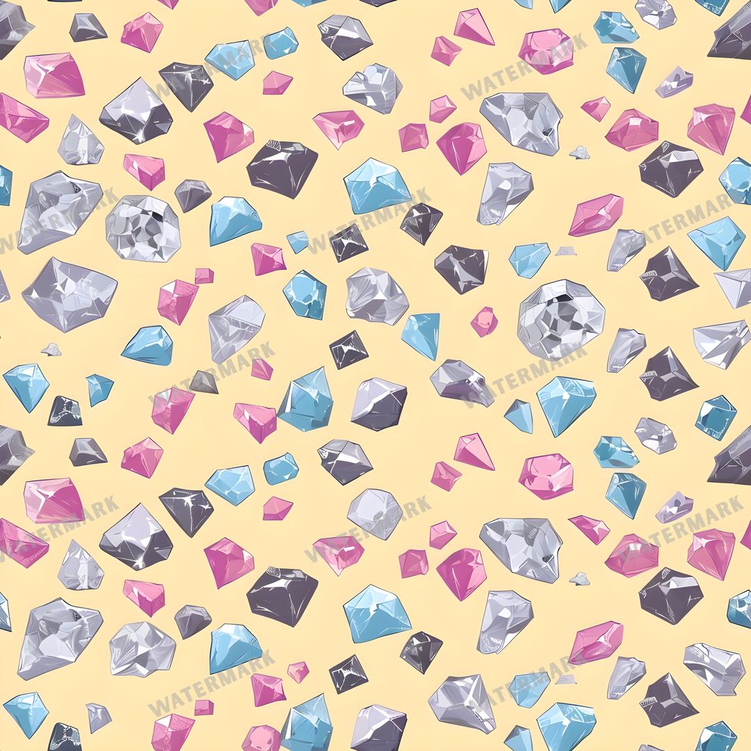 Gems Seamless Pattern