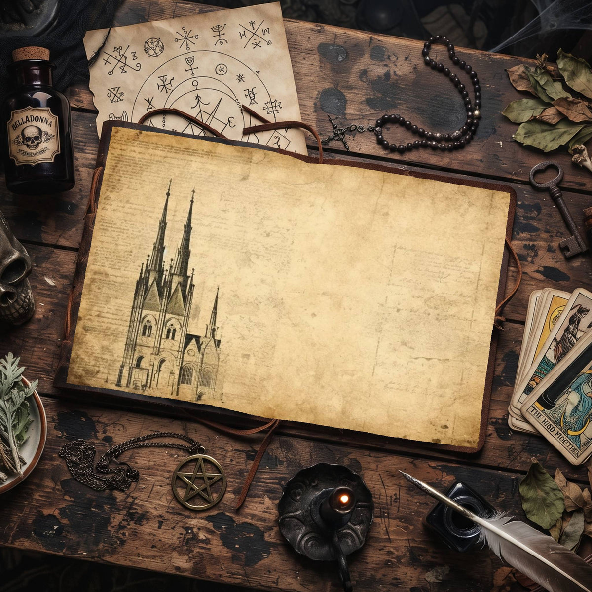 Gothic Cathedral Digital Papers