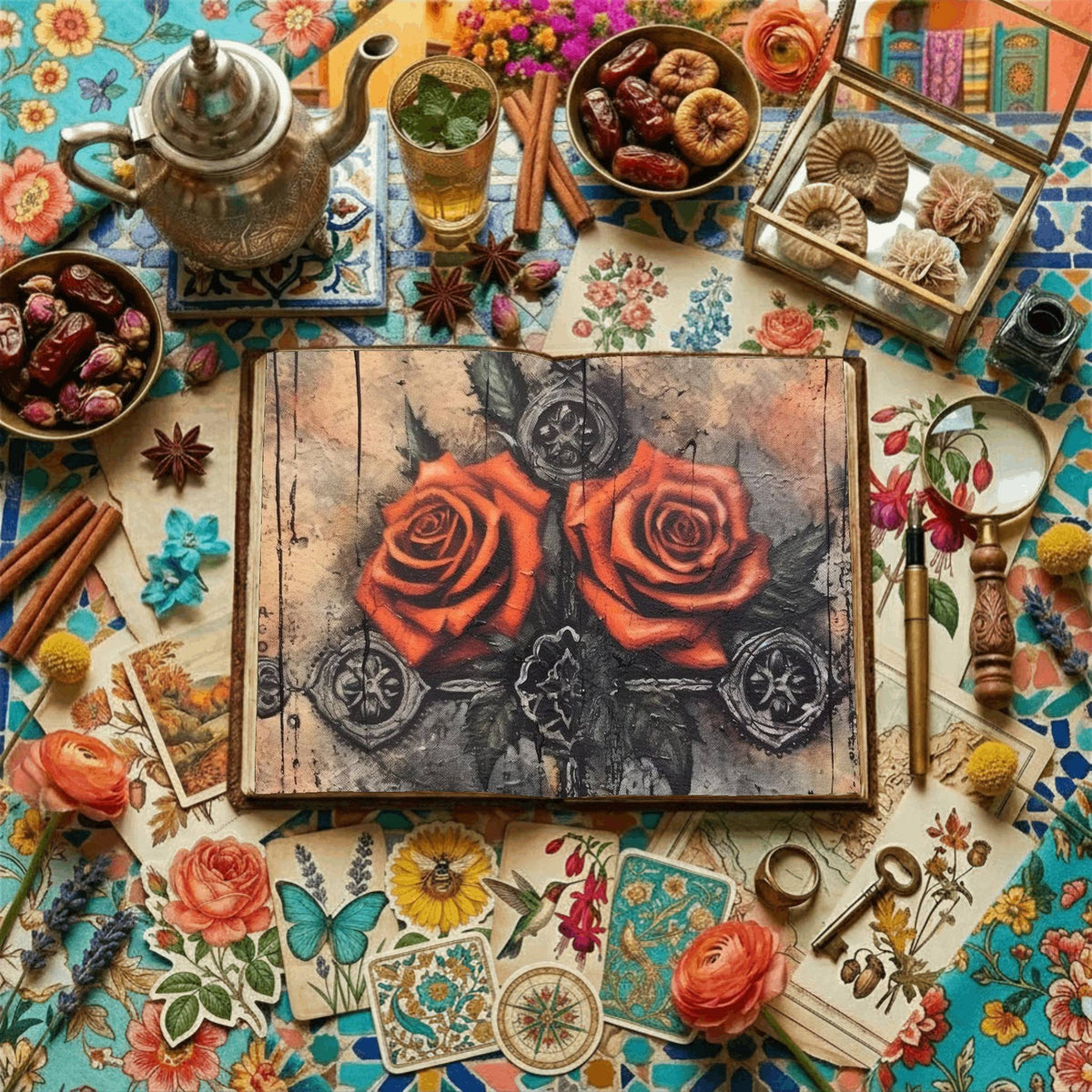 Gothic Rose Digital Papers