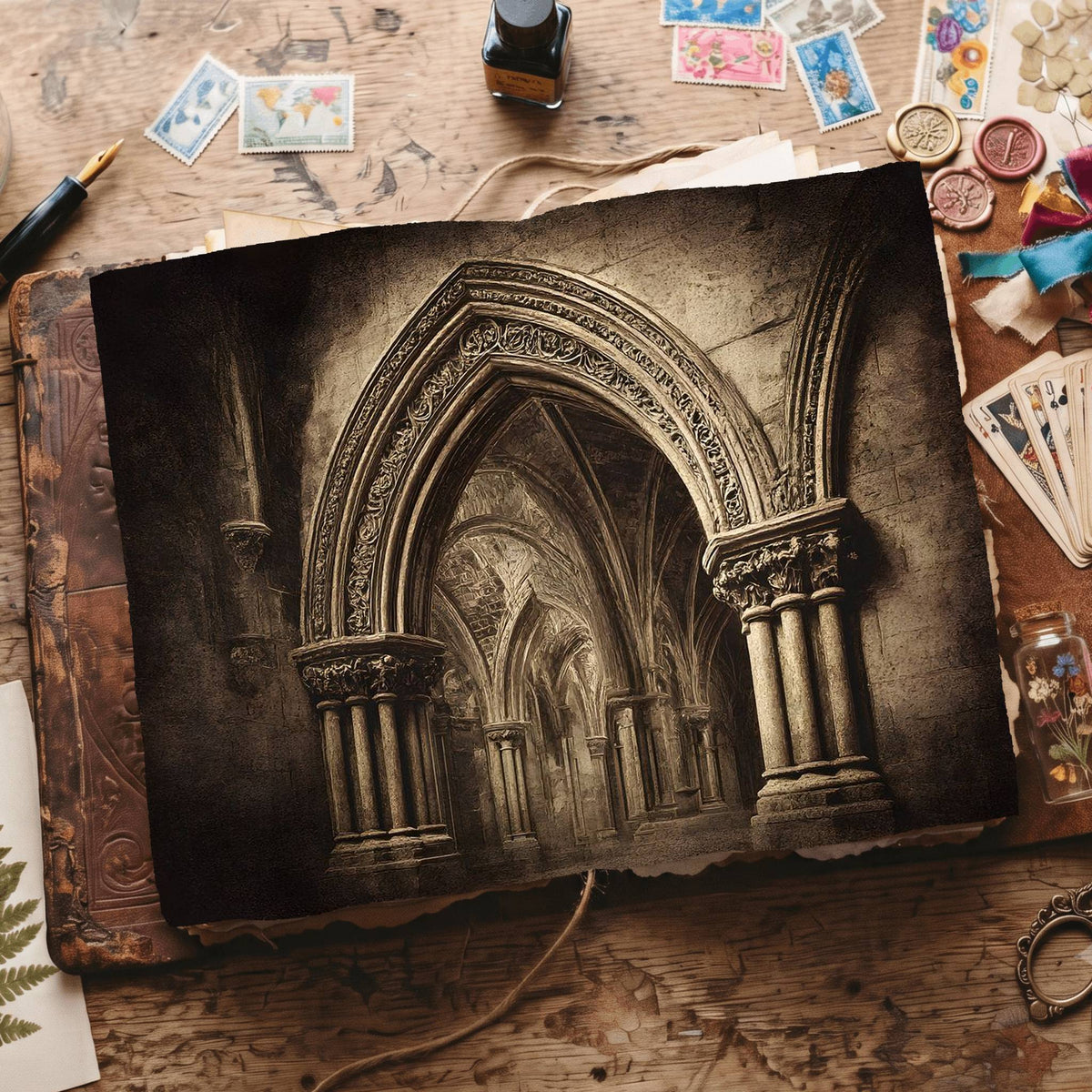Gothic Digital Papers