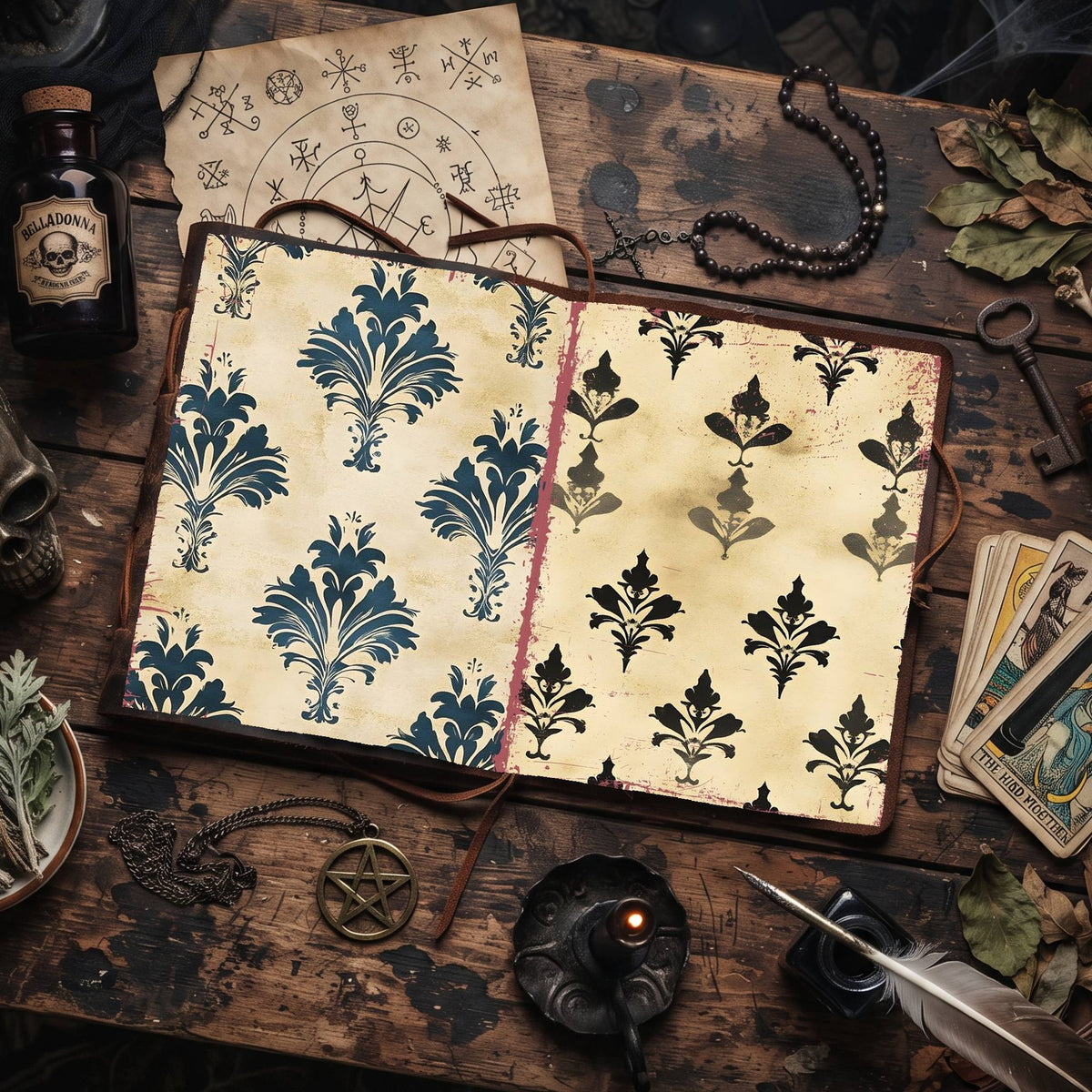 Gothic Digital Papers