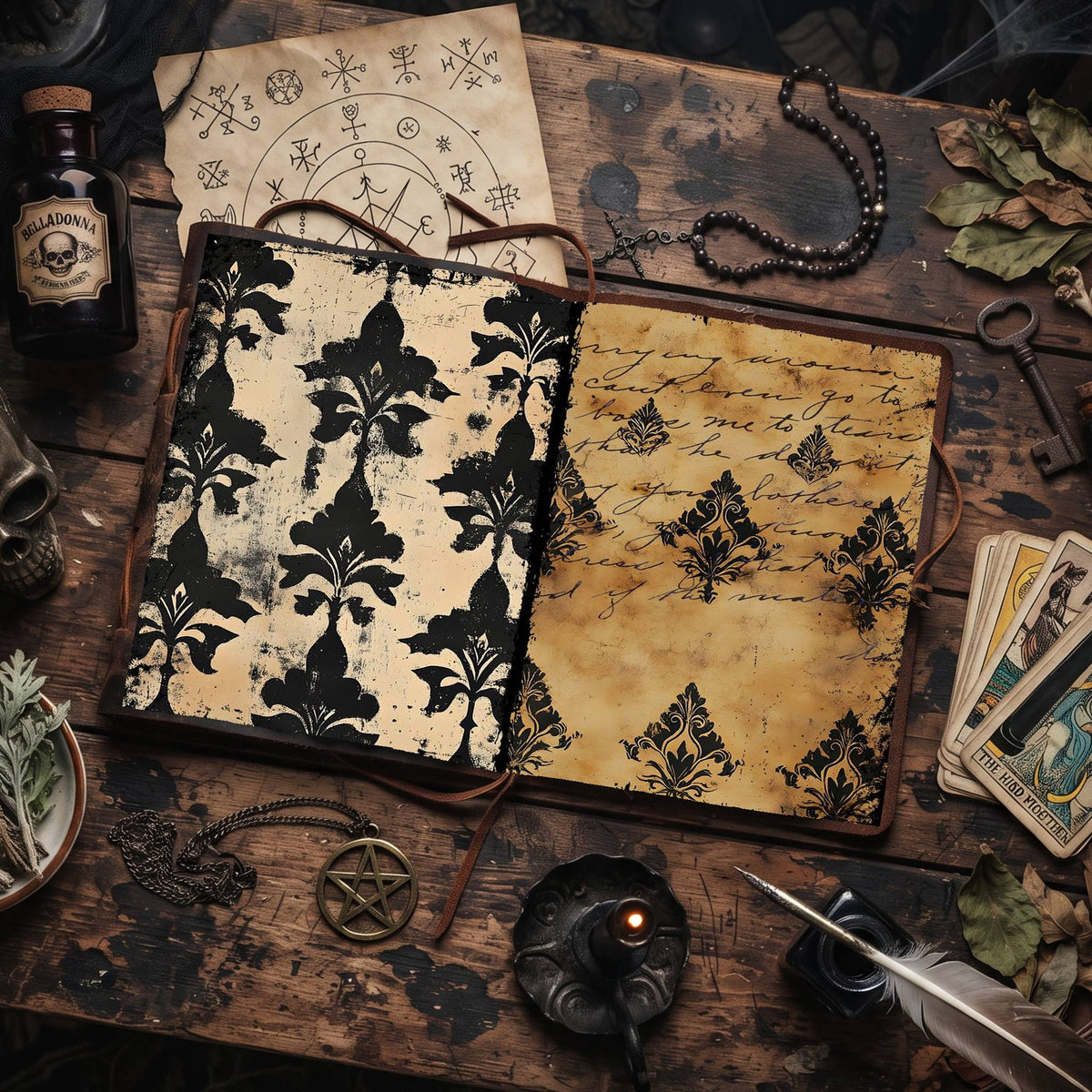 Gothic Digital Papers