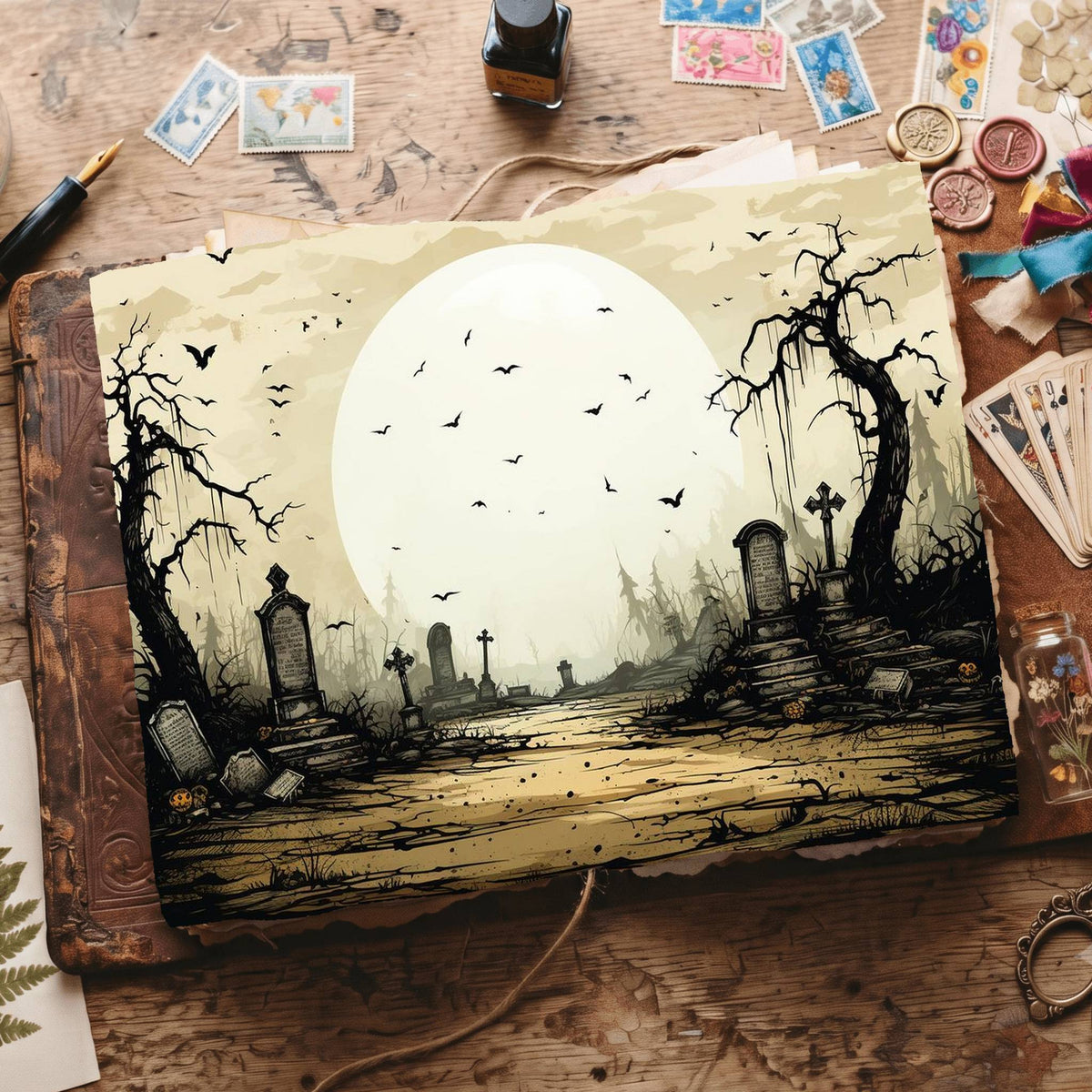 Gothic Digital Papers