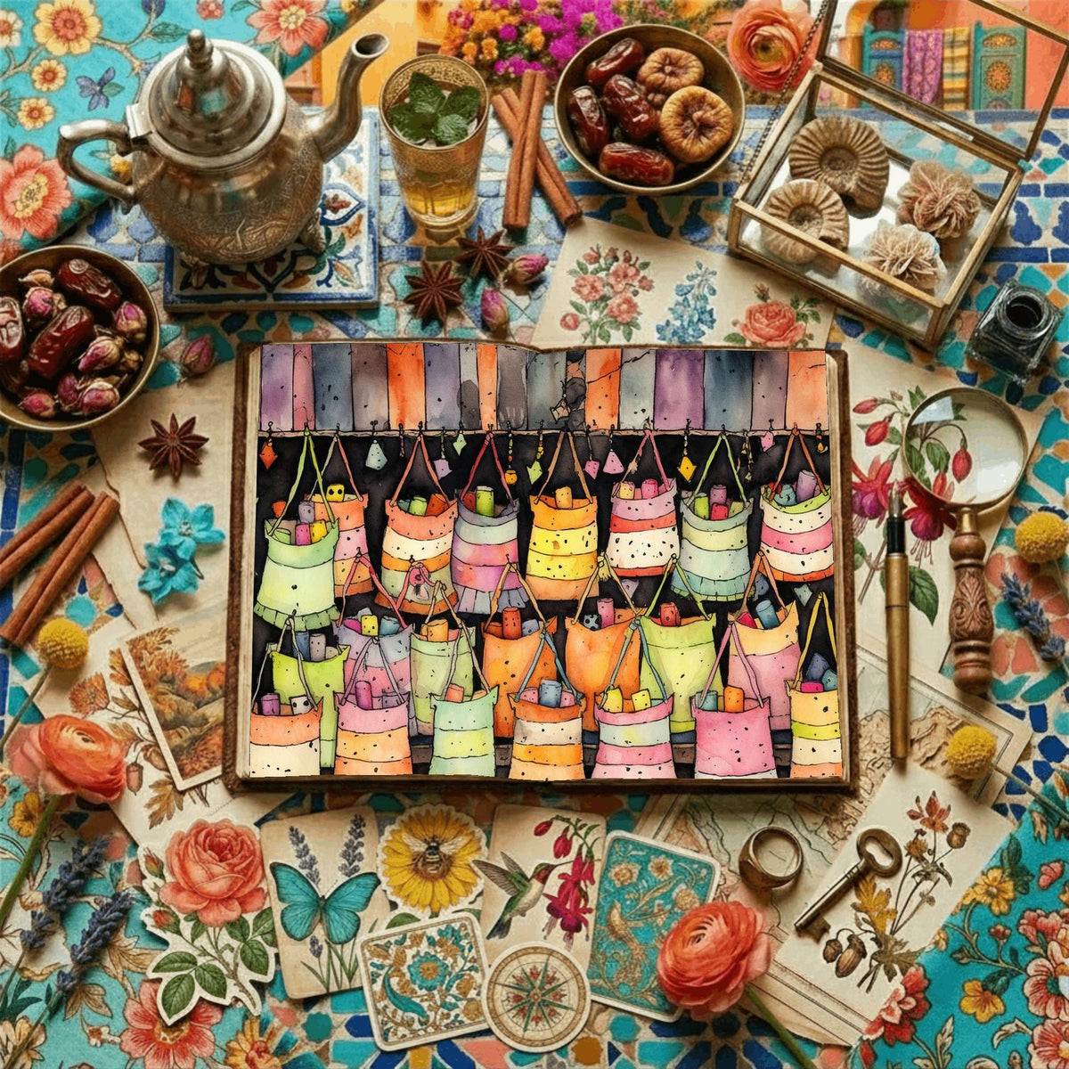 Halloween Candy Digital Papers