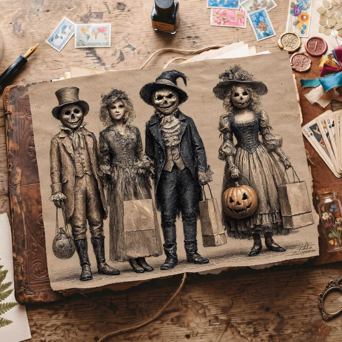 Halloween Digital Papers