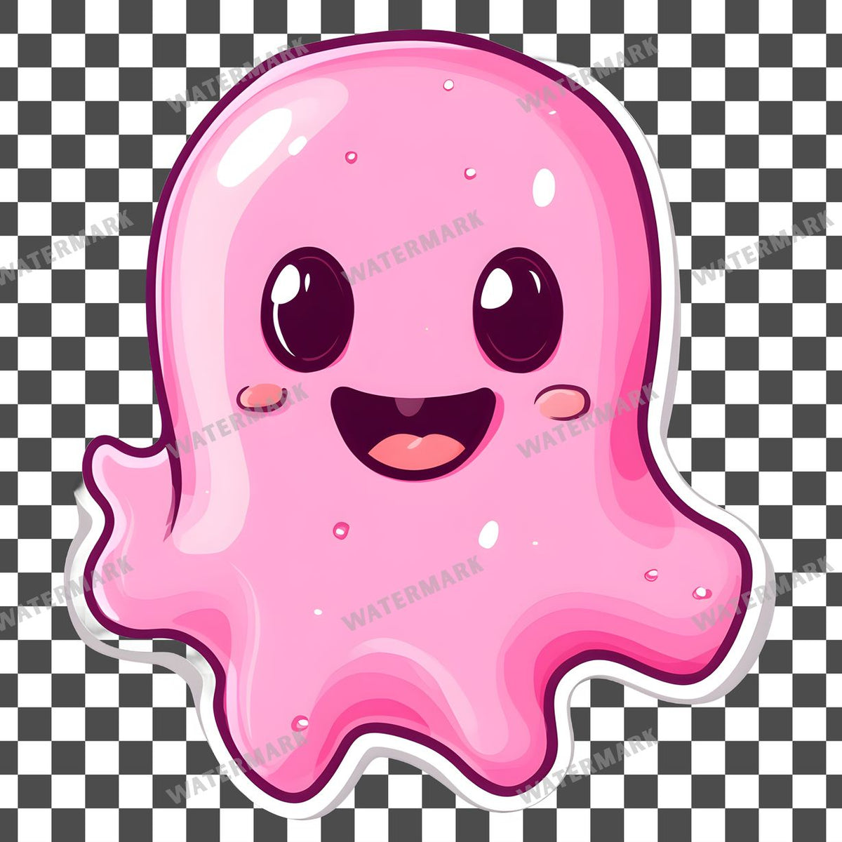 Halloween Kawaii Style Clipart Pngs