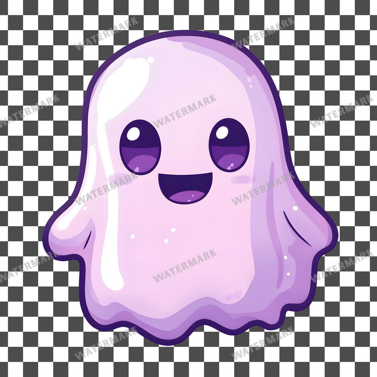 Halloween Kawaii Style Clipart Pngs