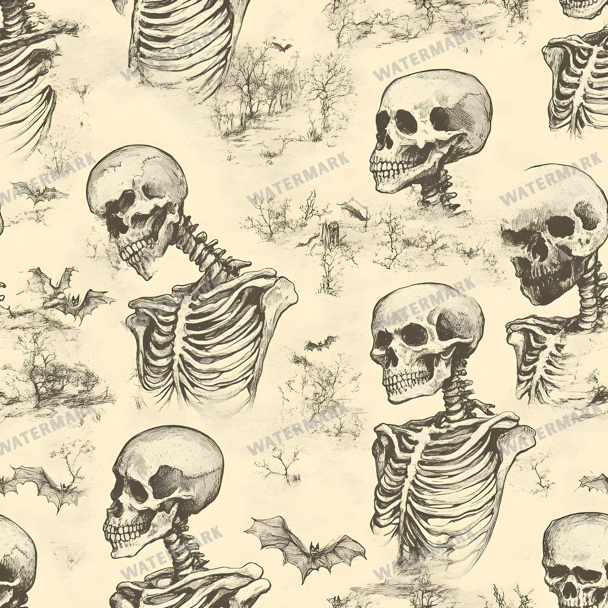 Halloween Seamless Pattern