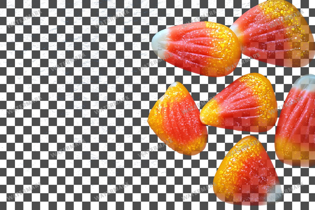 Halloween PNG overlay on a transparent checkered background, preview 12