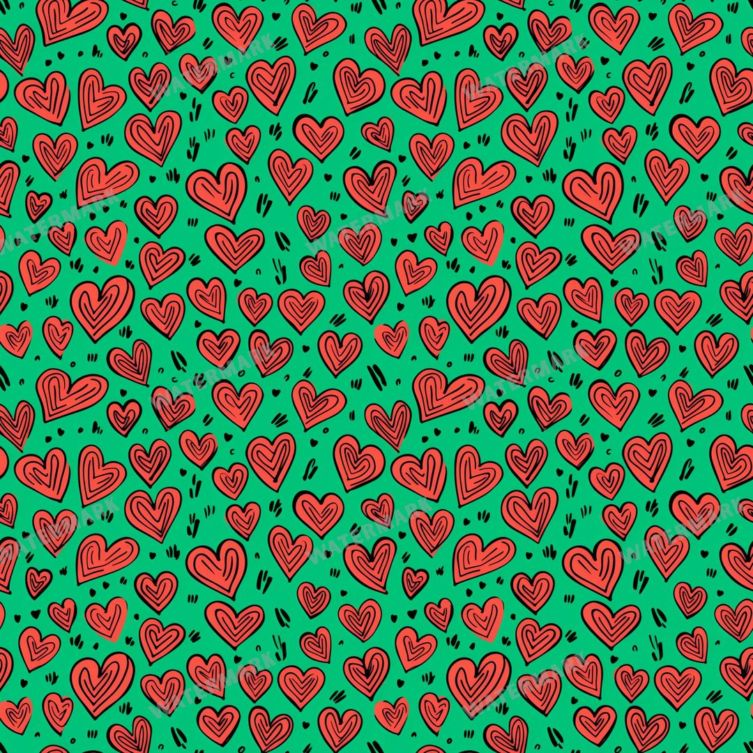 Hearts Seamless Pattern