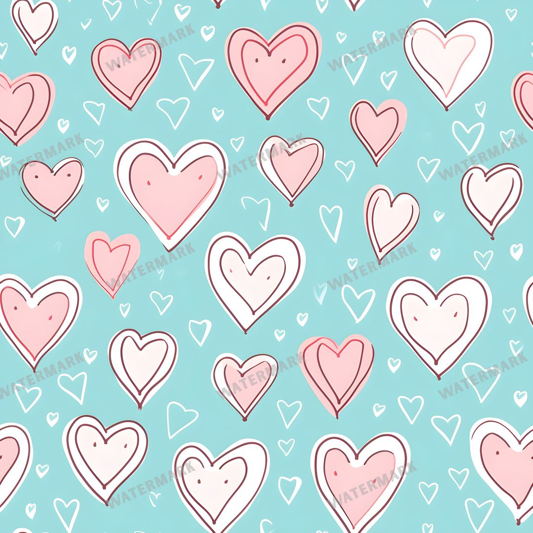 Hearts Seamless Pattern