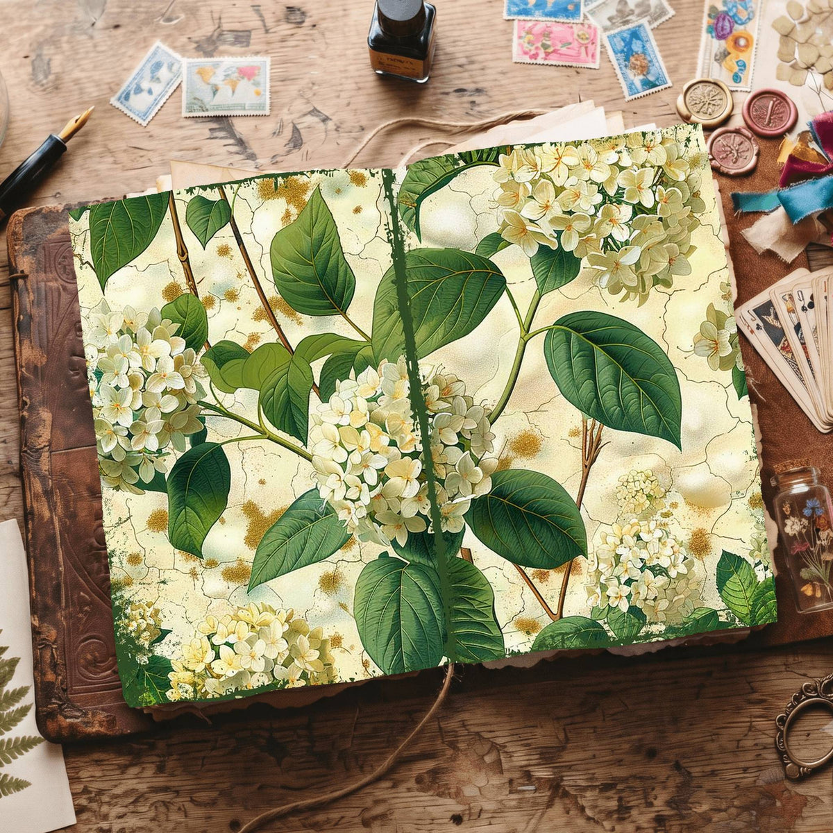 Hydrangea Digital Papers