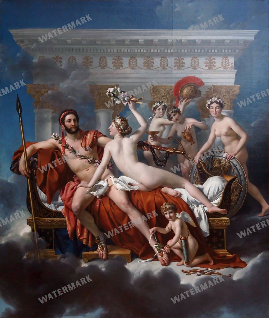 Jacques Louis David Vintage Paintings
