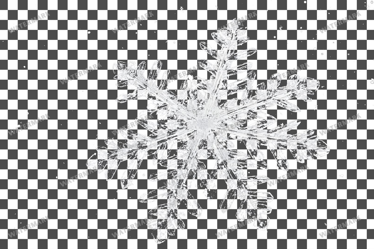 Large Snowflake Transparent Overlay Pngs