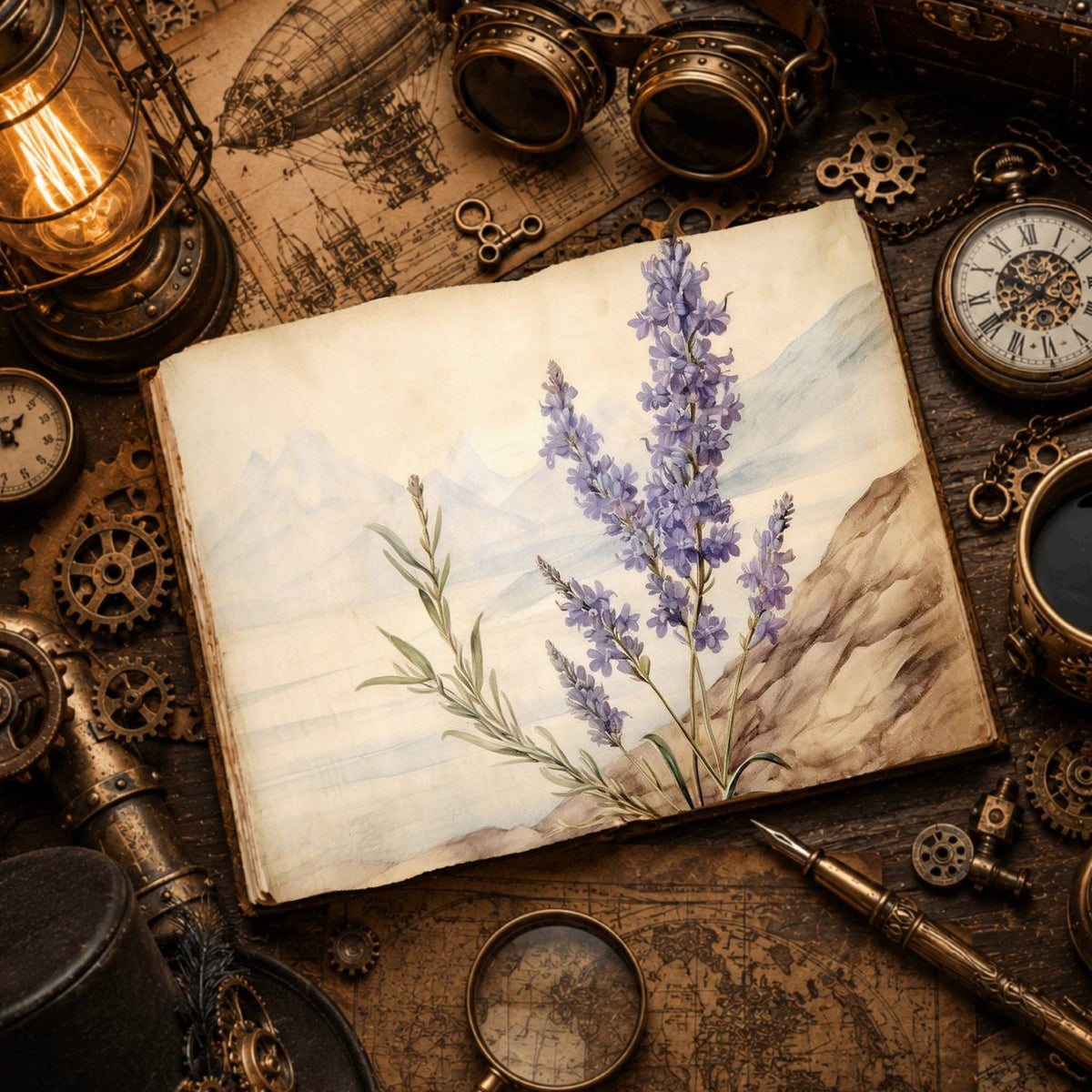 Lavender Digital Papers