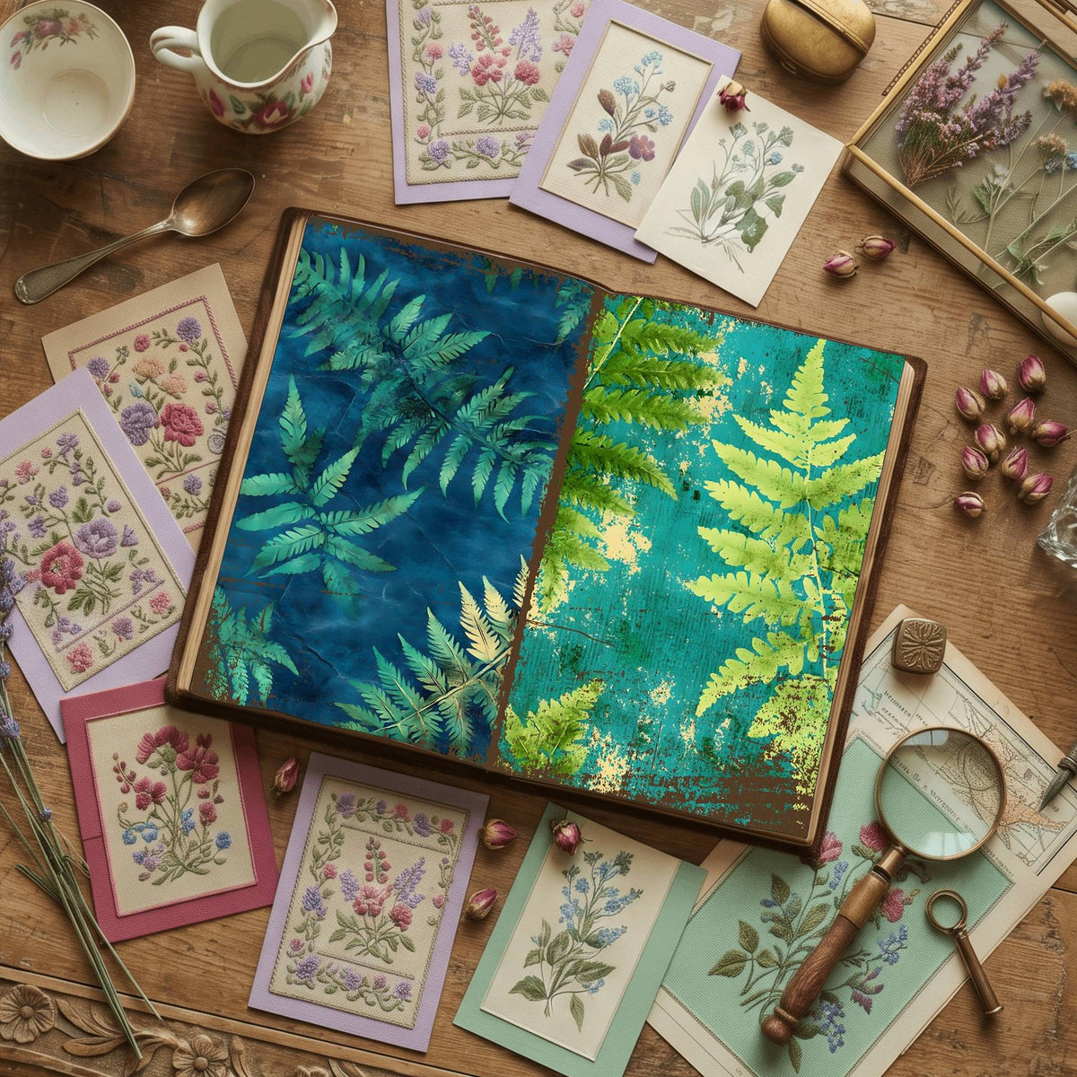 Leaves Digital Papers