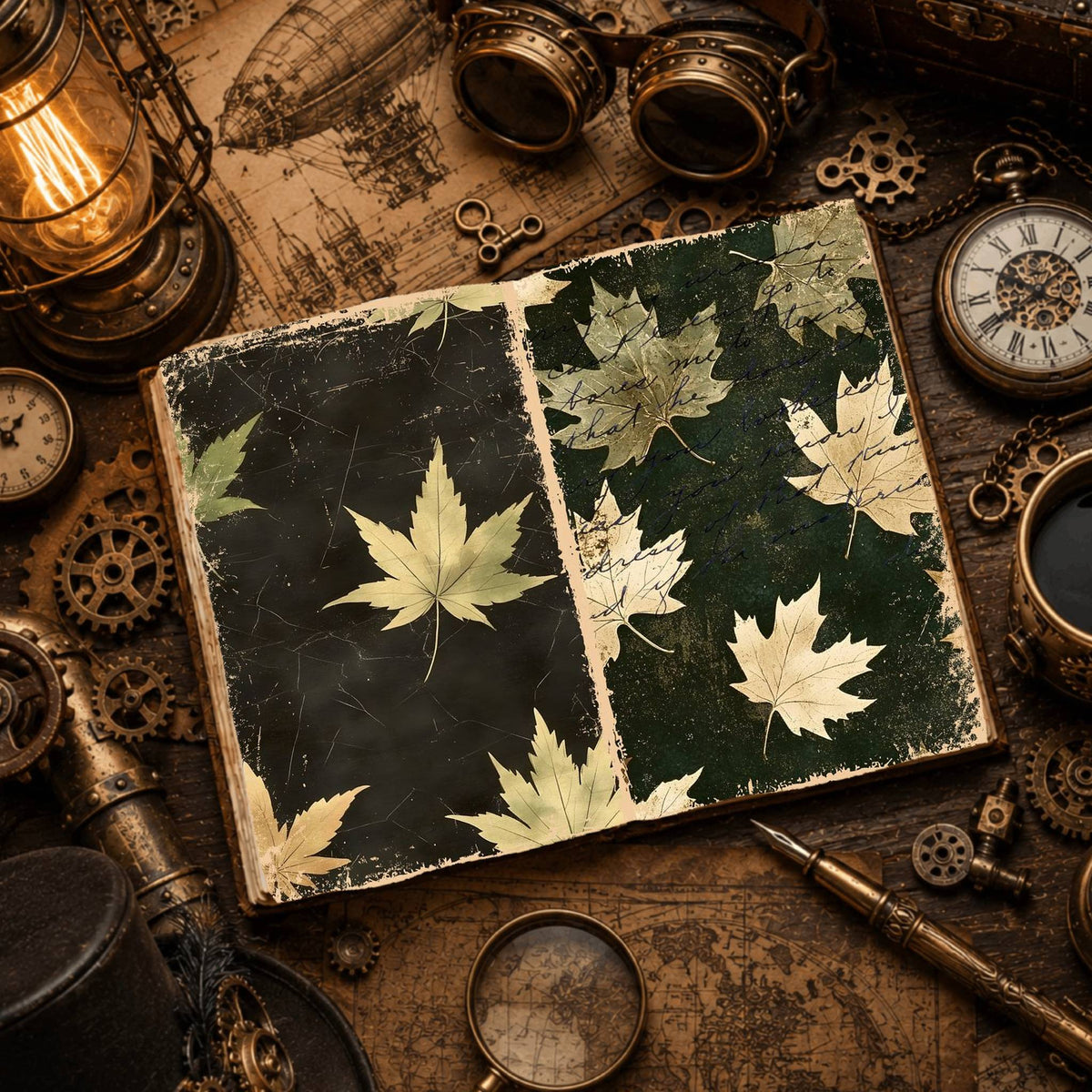 Leaves Digital Papers