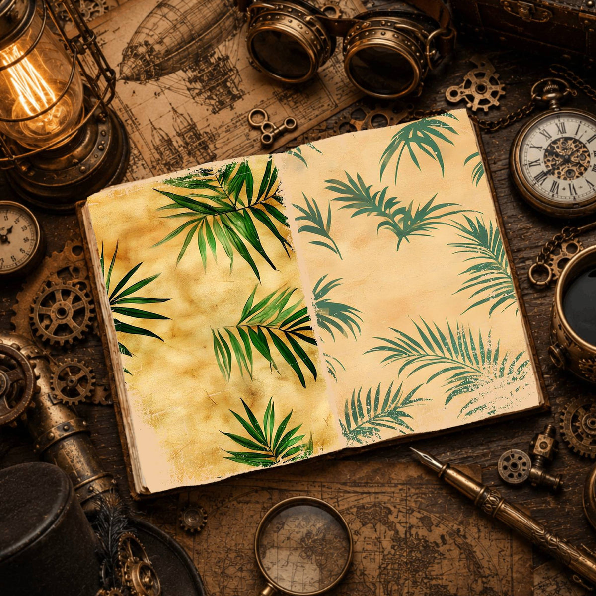 Leaves Digital Papers