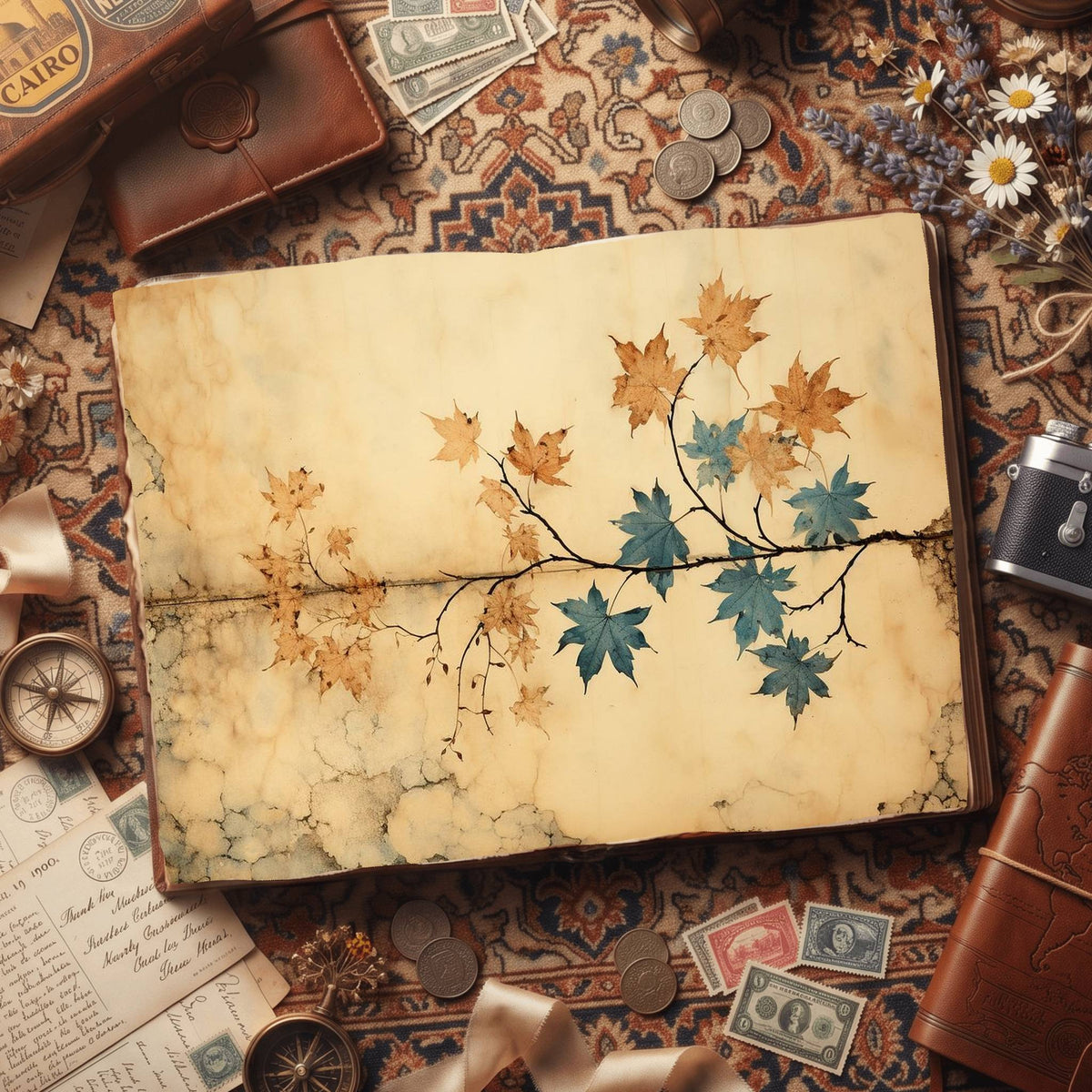 Maple Leaves Digital Papers