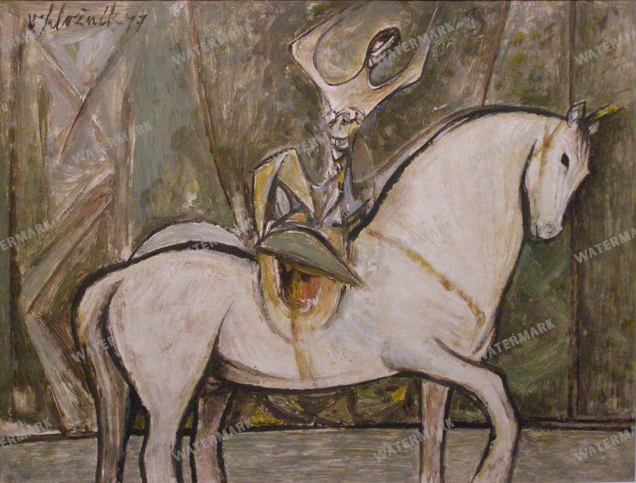 Martin Benka Beside Woodcutters 1940S Vintage Paintings