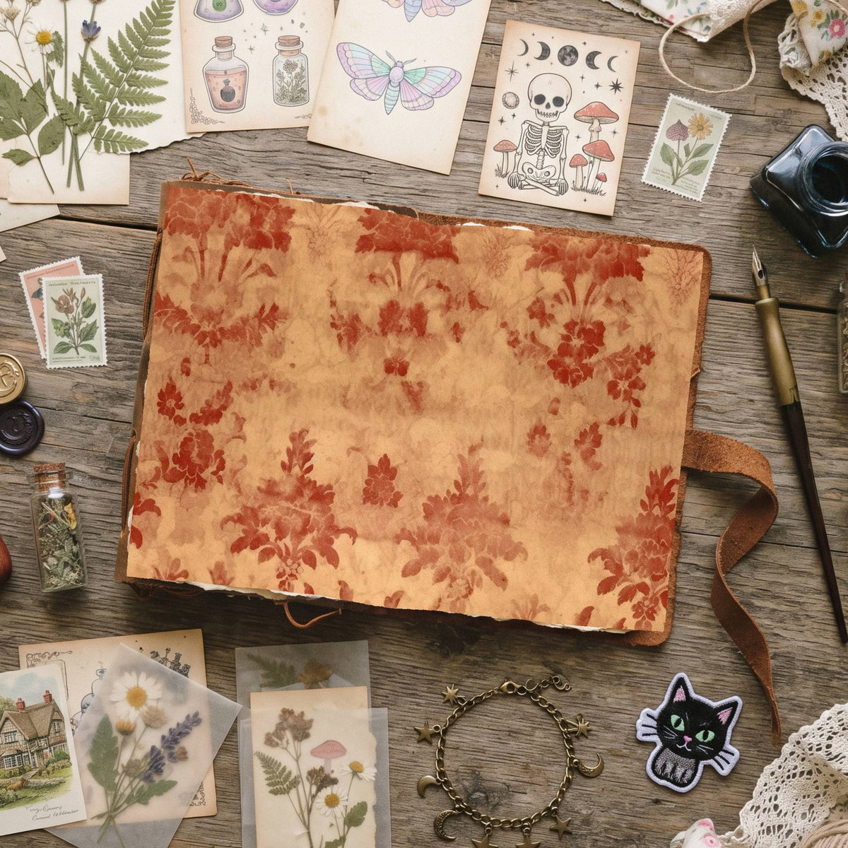 Mixed Damask Digital Papers