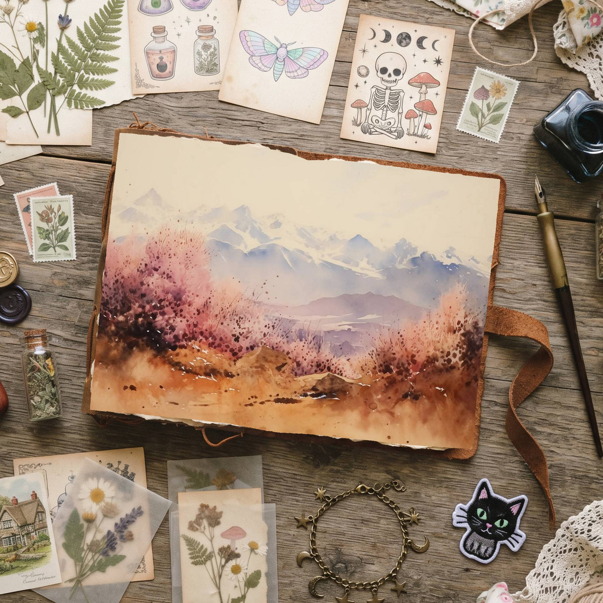Mountain Peaks Digital Papers