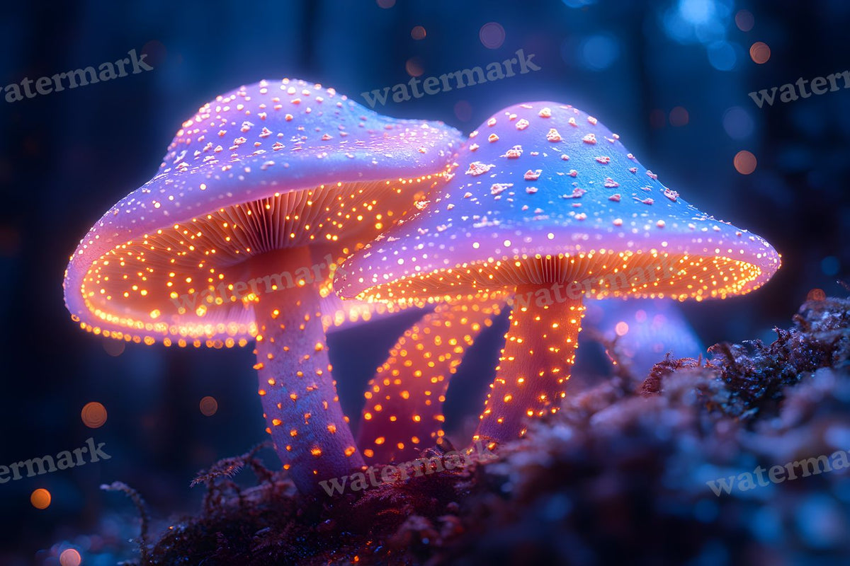 Mushroom Forest Backdrop Images