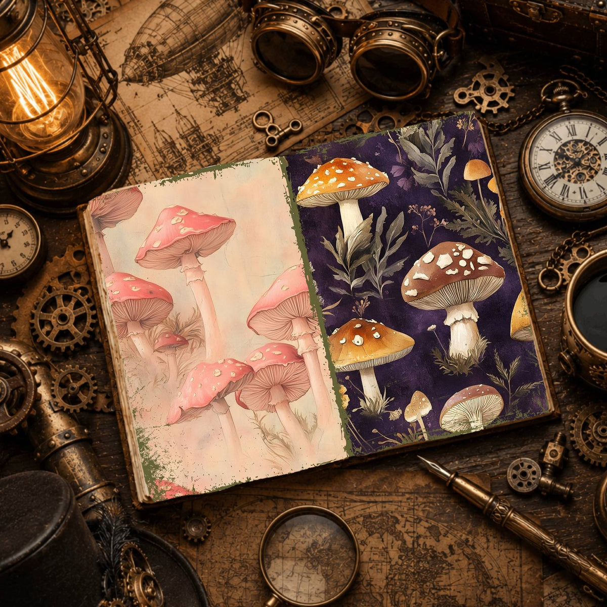 Mushroom Digital Papers