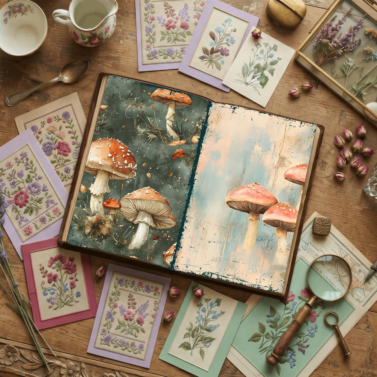 Mushroom Digital Papers