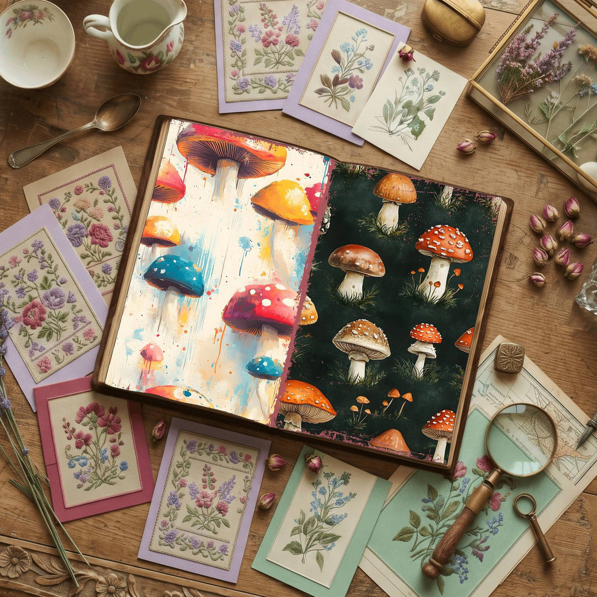 Mushroom Digital Papers