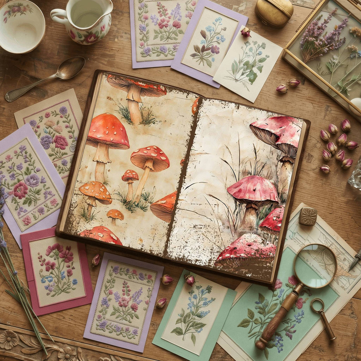 Mushroom Digital Papers