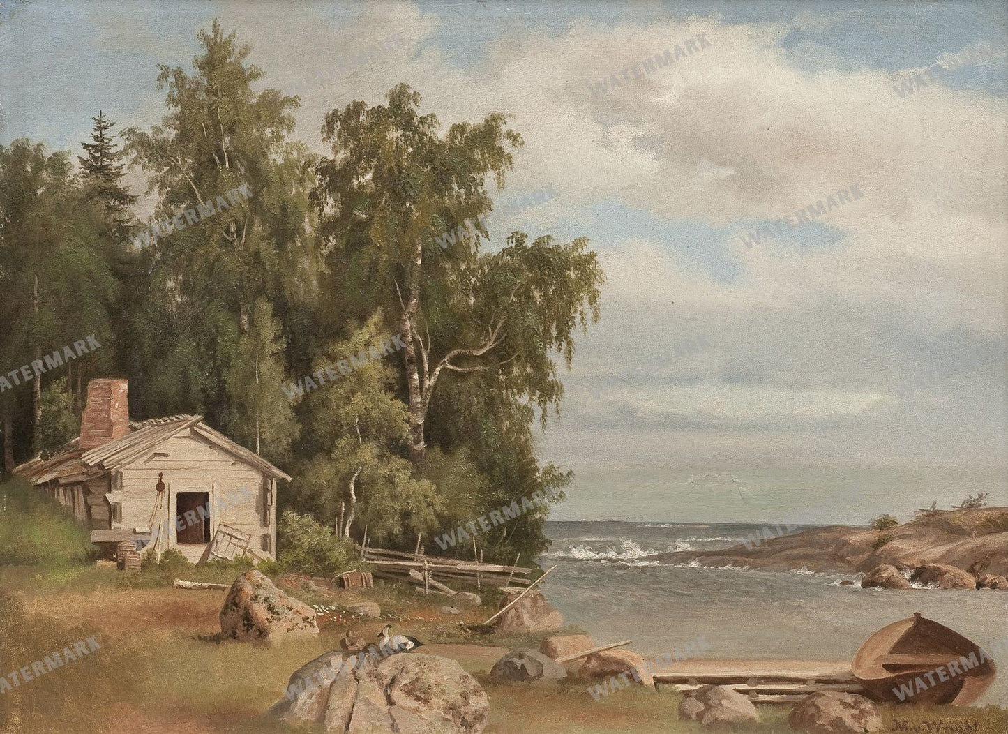 Oceans & Ships Vintage Paintings
