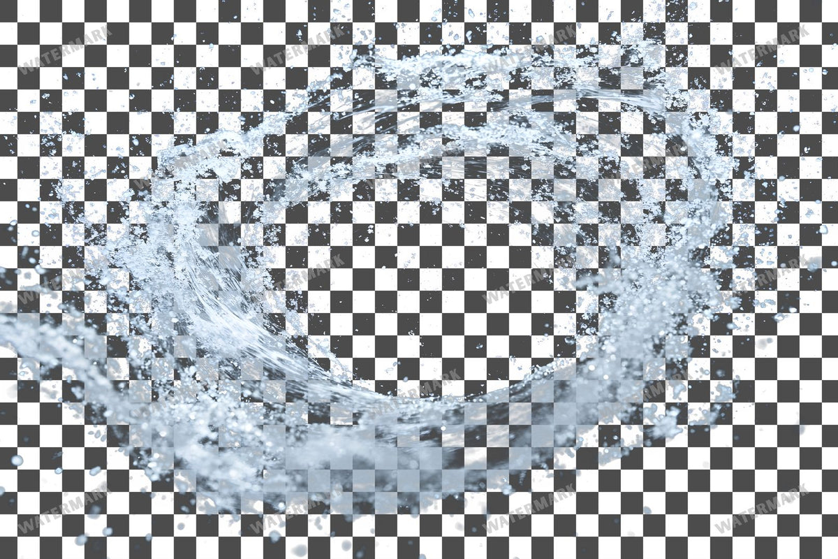 Snowflake Flurry Overlay Swirling Flakes