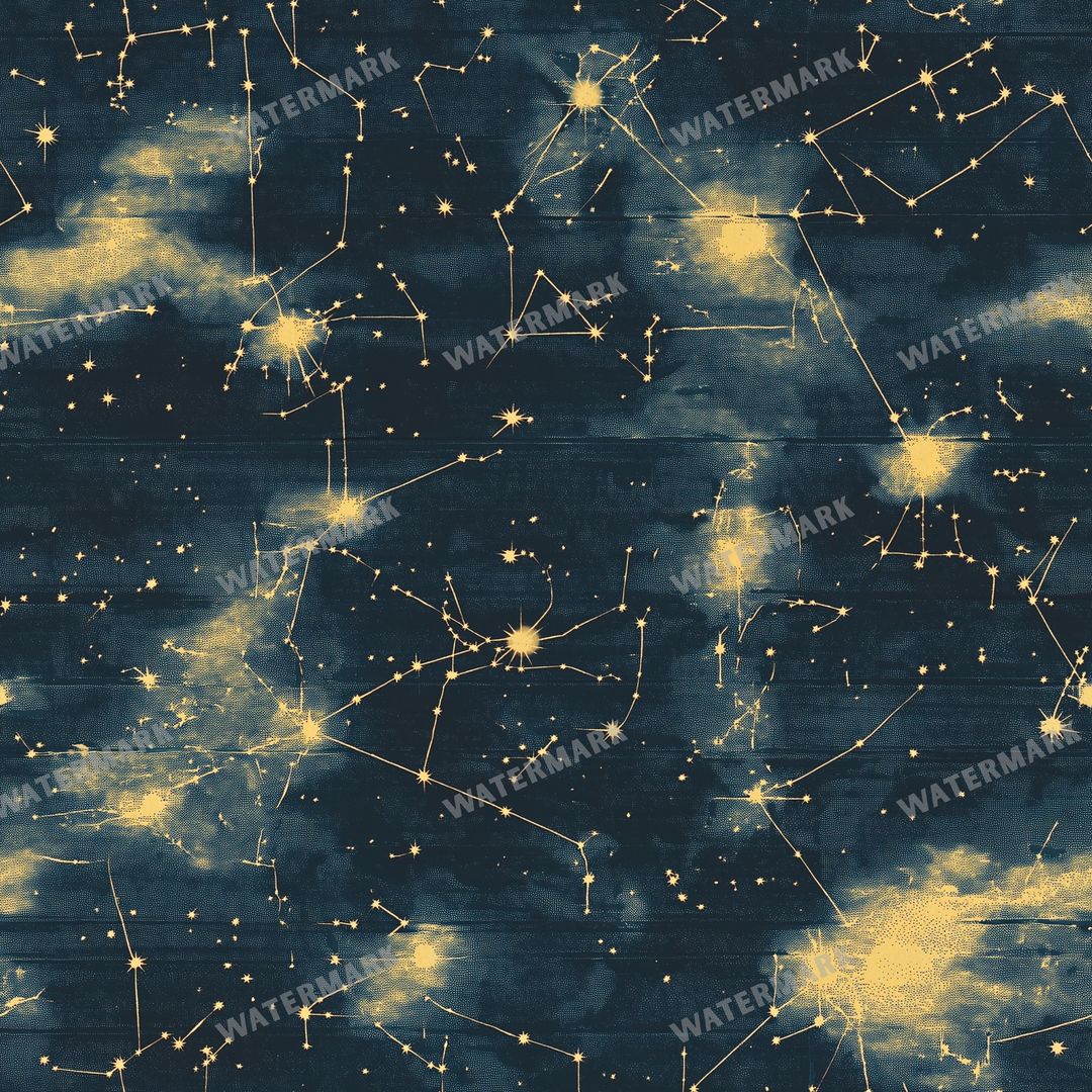 Space And Celestial Seamless Pattern