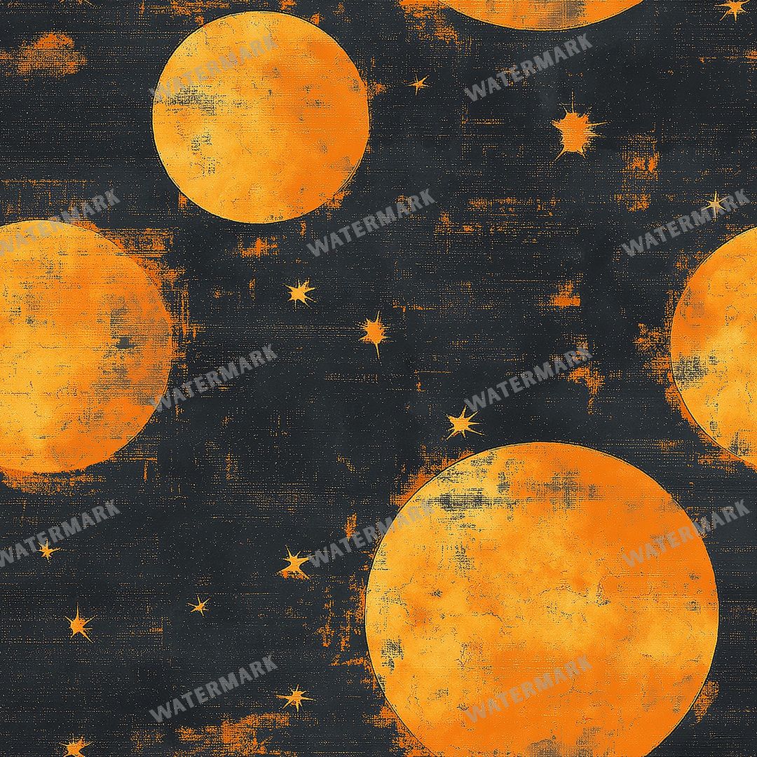 Space And Celestial Seamless Pattern