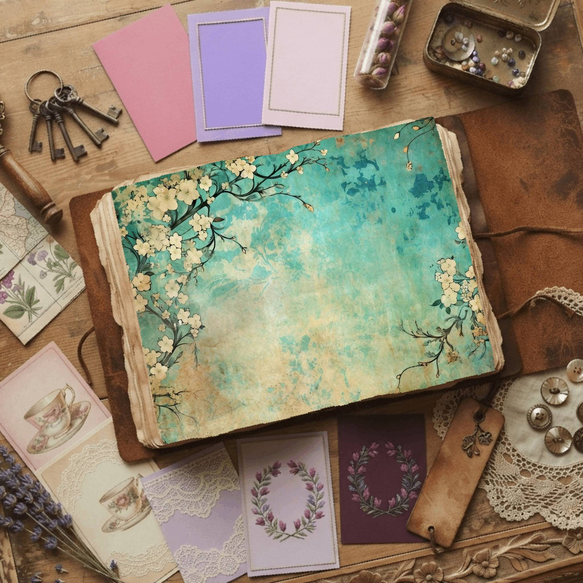 Springblossoms Digital Papers