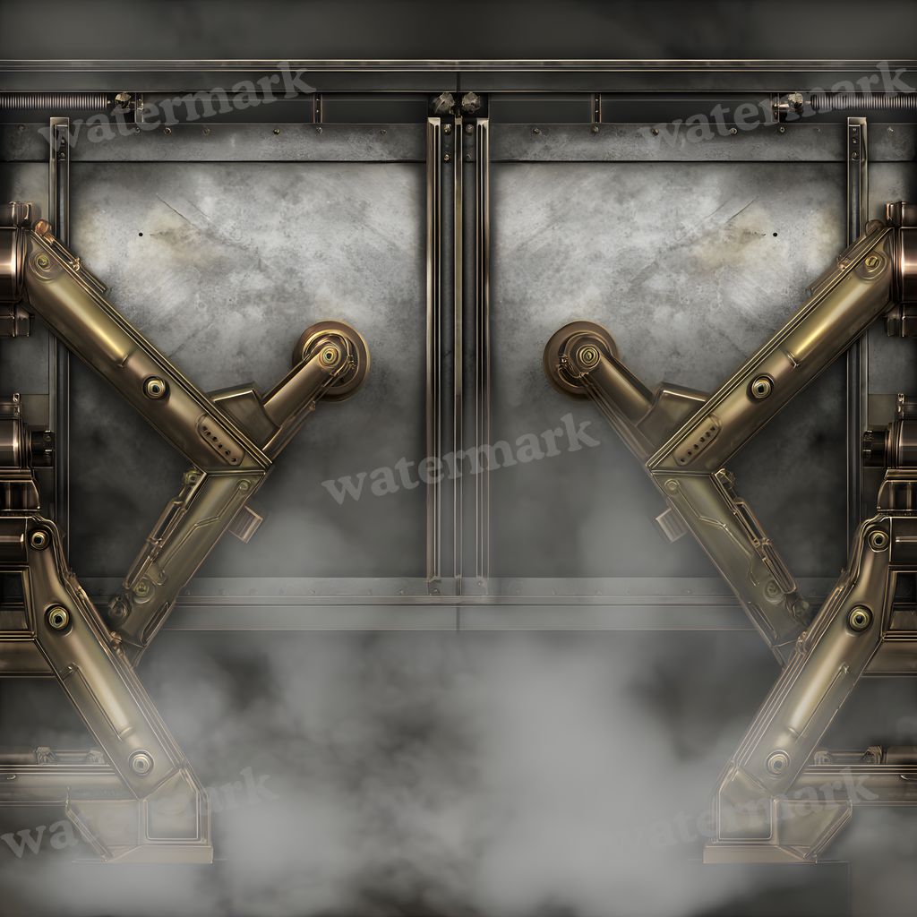 Steampunk Machine Frame Backdrop Images