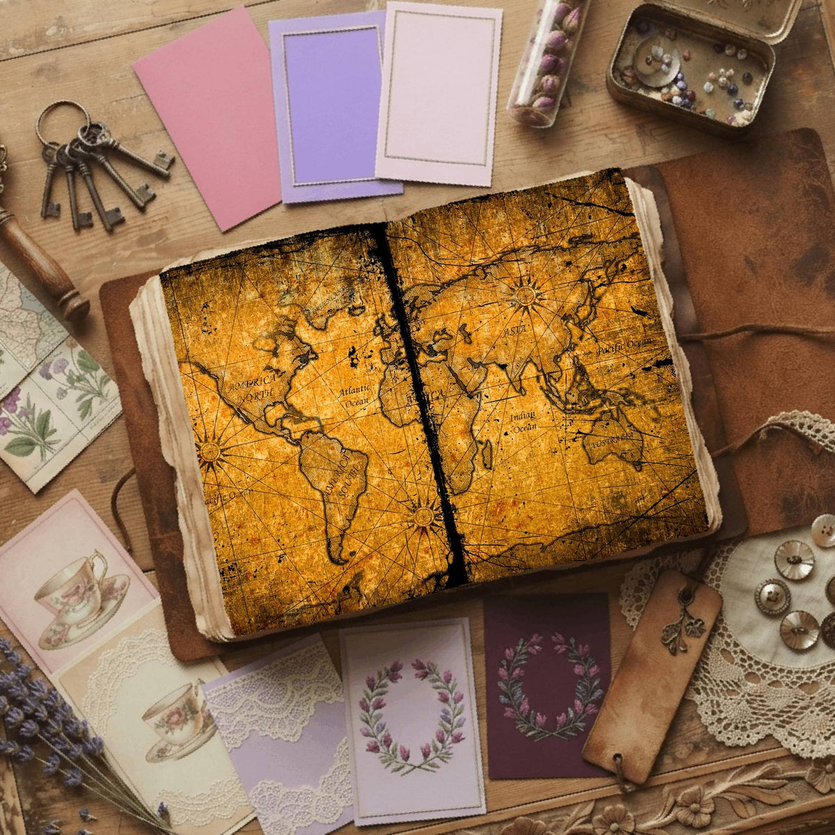 Steampunk Digital Papers
